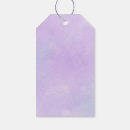 Zeemeermin onder het Zee feest Dank u Cadeaulabel (Achterkant)