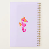 Zeemeermin onder het Zee gepersonaliseerde Paarse Planner (Achterkant)