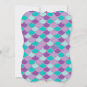 Zeemeermin, onder het Zee, Glitter, Tail, meisje Kaart (Achterkant)