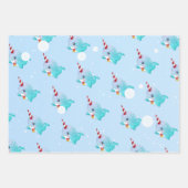 Zeemeermin onder het Zee Kerstmis Inpakpapier Vel (Voorkant 2)