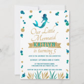 Zeemeermin onder het Zee meisjes elke zondag Kaart (Voorkant)