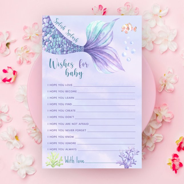 Zeemeermin Onder het zee Ocean Wensen voor baby (Creator heeft geüpload)