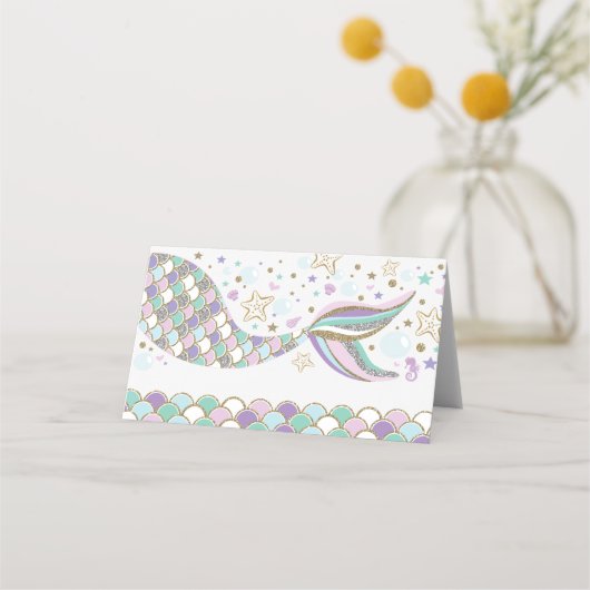 Zeemeermin Onder Het Zee Onderwater Strand Ocean C Plaatskaartje (Achterkant)