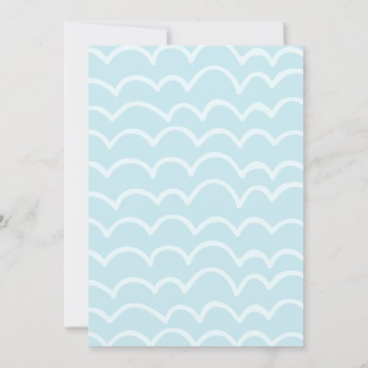 Zeemeermin onder het Zee Oneder Het Zee 1e Verjaar Kaart (Achterkant)