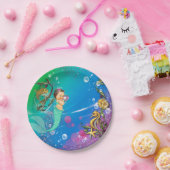 Zeemeermin onder het Zee Papieren Bordje (Feest)