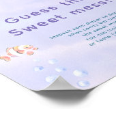 Zeemeermin Onder het Zee Raad de zoete puinhoop Poster (Hoek)