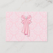 Zeemeermin onder het Zee Roze Luier Raffle Ticket Informatiekaartje (Achterkant)