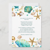 Zeemeermin onder het zee schattig meisje verjaarda kaart (Achterkant)