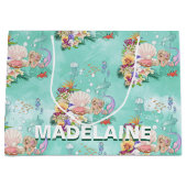 Zeemeermin onder het Zee Seahorse Groot Cadeauzakje (Voorkant)