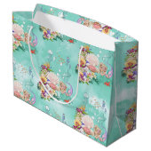 Zeemeermin onder het Zee Seahorse Groot Cadeauzakje (Achterkant Gekanteld)