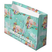 Zeemeermin onder het Zee Seahorse Groot Cadeauzakje (Voorkant Gekanteld)