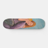 Zeemeermin onder het Zee Skateboard (Horizontaal)