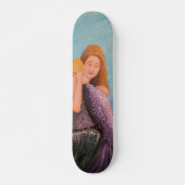 Zeemeermin onder het Zee Skateboard (Voorkant)