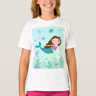 Zeemeermin onder het Zee T-shirt