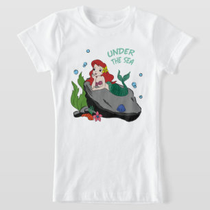 Zeemeermin onder het zee t-shirt