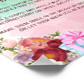 Zeemeermin onder het Zee van de late avond van de Poster (Hoek)