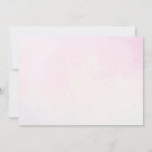 Zeemeermin onder het Zee Verjaardagsfeestfoto Bedankkaart (Achterkant)