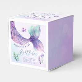 Zeemeermin Onder het zee verjaardagsfeestje dank u Bedankdoosjes