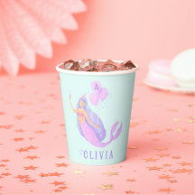 Zeemeermin Onder het Zee Verjaardagsmeisje Blauw F