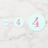 Zeemeermin Onder het Zee Verjaardagsmeisje Leeftij Confetti (Voorkanten)