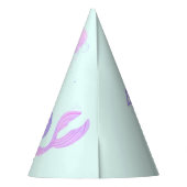 Zeemeermin Onder het Zee Verjaardagsmeisje Leeftij Feesthoedjes (Achterkant)