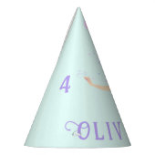 Zeemeermin Onder het Zee Verjaardagsmeisje Leeftij Feesthoedjes (Links)