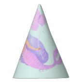 Zeemeermin Onder het Zee Verjaardagsmeisje Leeftij Feesthoedjes (Rechts)