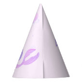 Zeemeermin Onder het Zee Verjaardagsmeisje Leeftij Feesthoedjes (Achterkant)