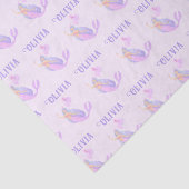 Zeemeermin Onder het Zee Verjaardagsmeisje Leeftij Tissuepapier (Detail)