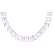 Zeemeermin Onder het Zee Verjaardagsmeisje Leeftij Vlaggetjes (Alle)