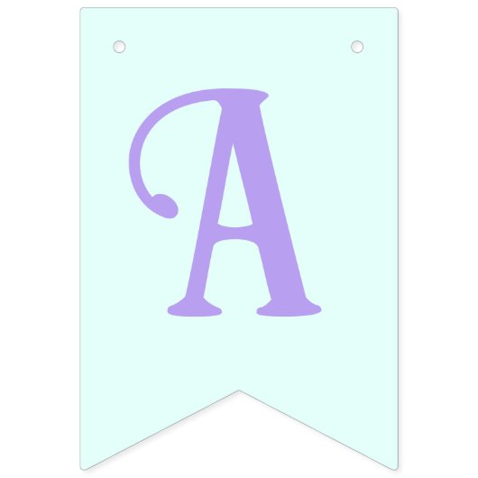 Zeemeermin Onder het Zee Verjaardagsmeisje Leeftij Vlaggetjes (Derde vlag)