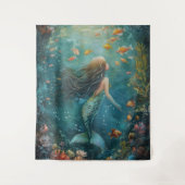 Zeemeermin onder het Zee Wandkleed (Voorkant)