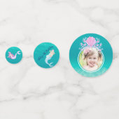 Zeemeermin onder het zee waterverf oceaan kinder p confetti (Voorkanten)