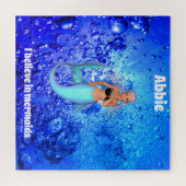 Zeemeermin onder water Jigzaag Puzzle Legpuzzel (Horizontaal)