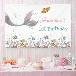 Zeemeermin onder Zee banner