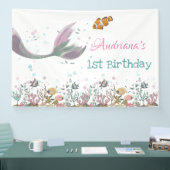 Zeemeermin onder Zee banner (Beurs)