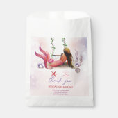 Zeemeermin onder Zee Birthday Party Bedankzakje (Voorkant)