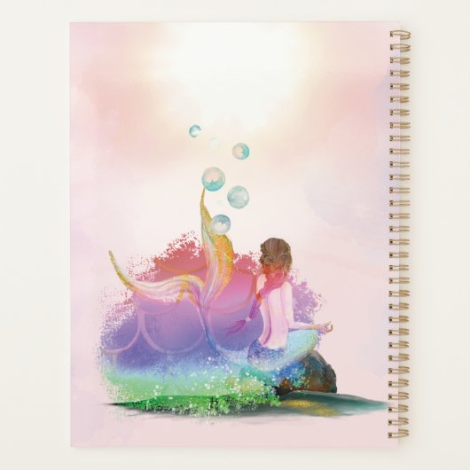 Zeemeermin onder Zee Birthday Party Planner (Achterkant)