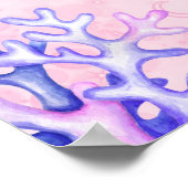 Zeemeermin onder zee Birthday Party Poster (Hoek)