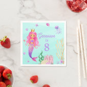 Zeemeermin onder Zee Birthday Party Servet (Insitu)