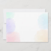 Zeemeermin onder Zee Geboortdag Dank je wel Bedankkaart (Achterkant)