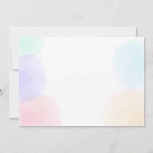 Zeemeermin onder Zee Geboortdag Dank je wel Bedankkaart (Achterkant)