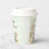  zeemeermin onder Zee Happy Birthday Party Papieren Bekers (Links)