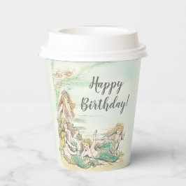 zeemeermin onder Zee Happy Birthday Party Papieren Bekers