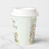  zeemeermin onder Zee Happy Birthday Party Papieren Bekers (Rechts)