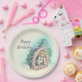  zeemeermin onder Zee Happy Birthday Party Papieren Bordje (Feest)