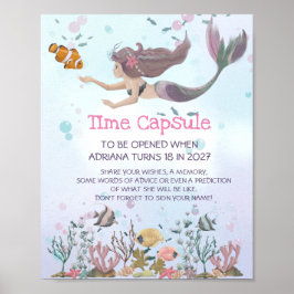 Zeemeermin onder Zee Poster