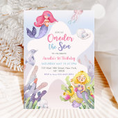 Zeemeermin Oneder Het Zee 1e Verjaardagsfeest Kaart