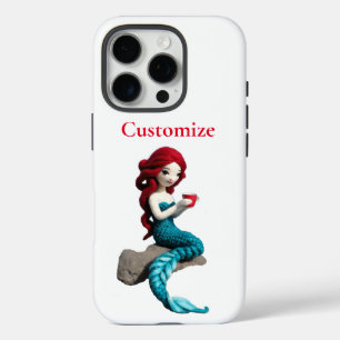 Zeemeermin ontspannen met drank Thunder_Cove iPhone 16 Pro Hoesje