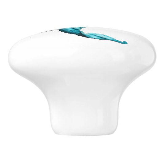 Zeemeermin ontspannen met drank Thunder_Cove Keramische Knop (Zijkant)